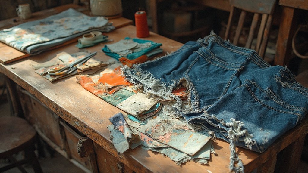 creative vintage clothing transformation