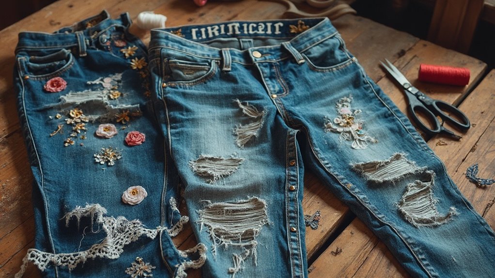upcycle your old jeans
